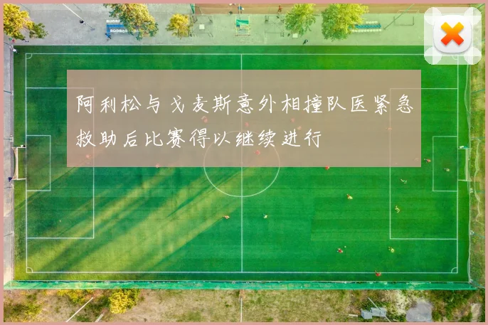 阿利松与戈麦斯意外相撞队医紧急救助后比赛得以继续进行